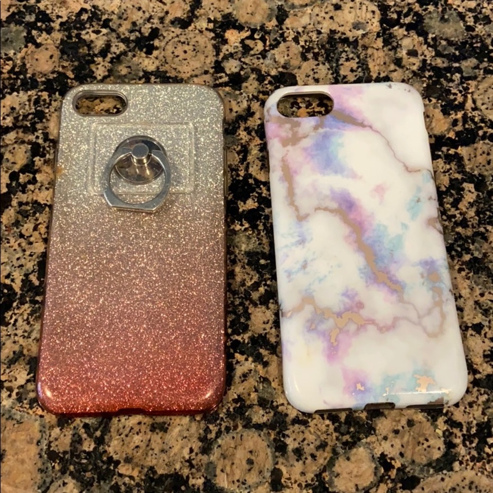 Bundle of two cute iPhone 8 cases